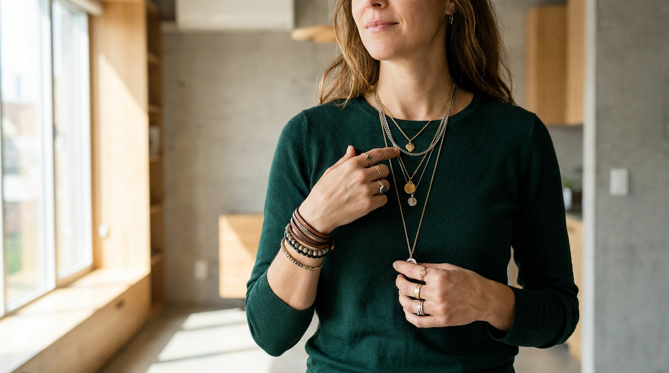 Superposer les accessoires sans surcharger